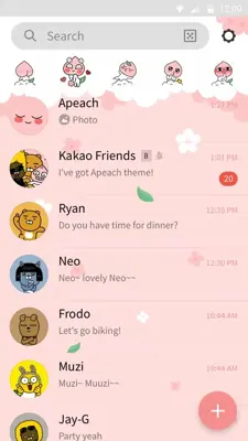 Apeach - KakaoTalk Theme android App screenshot 2