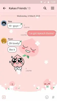 Apeach - KakaoTalk Theme android App screenshot 3